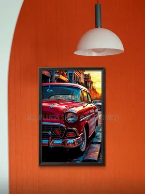 Wall Framed Vintage Benz on Pre Order Only