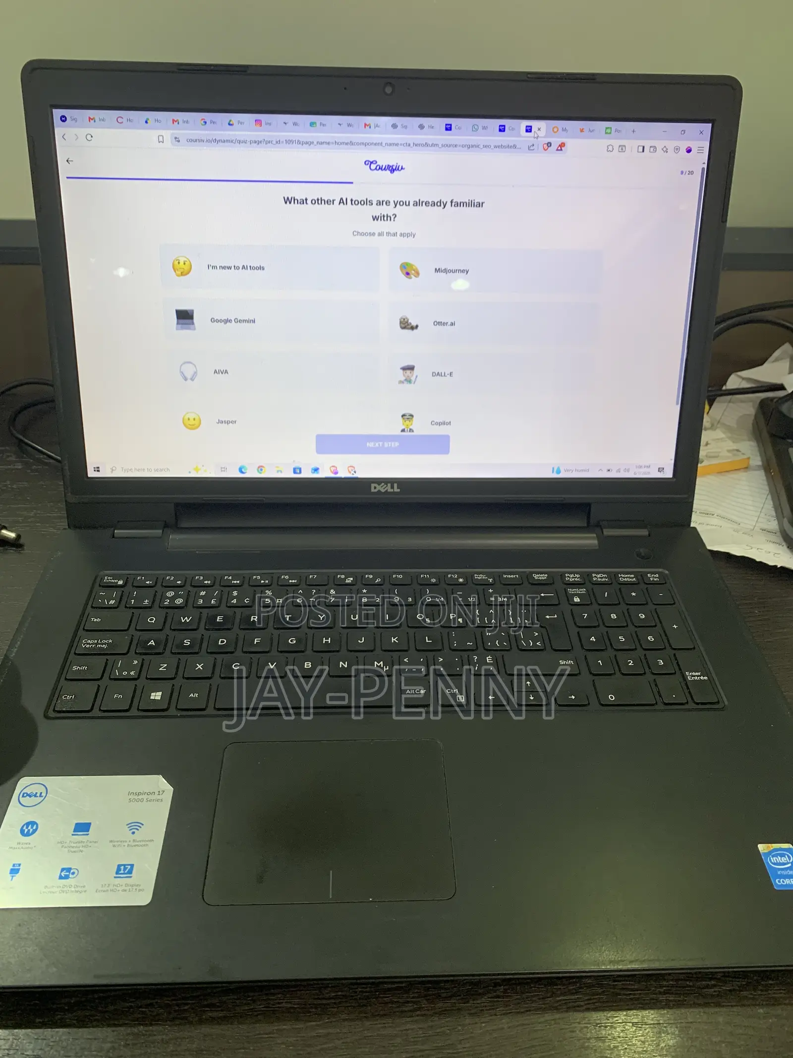 Laptop Dell Inspiron 17 5000 8GB Intel Core i5 SSD 256GB
