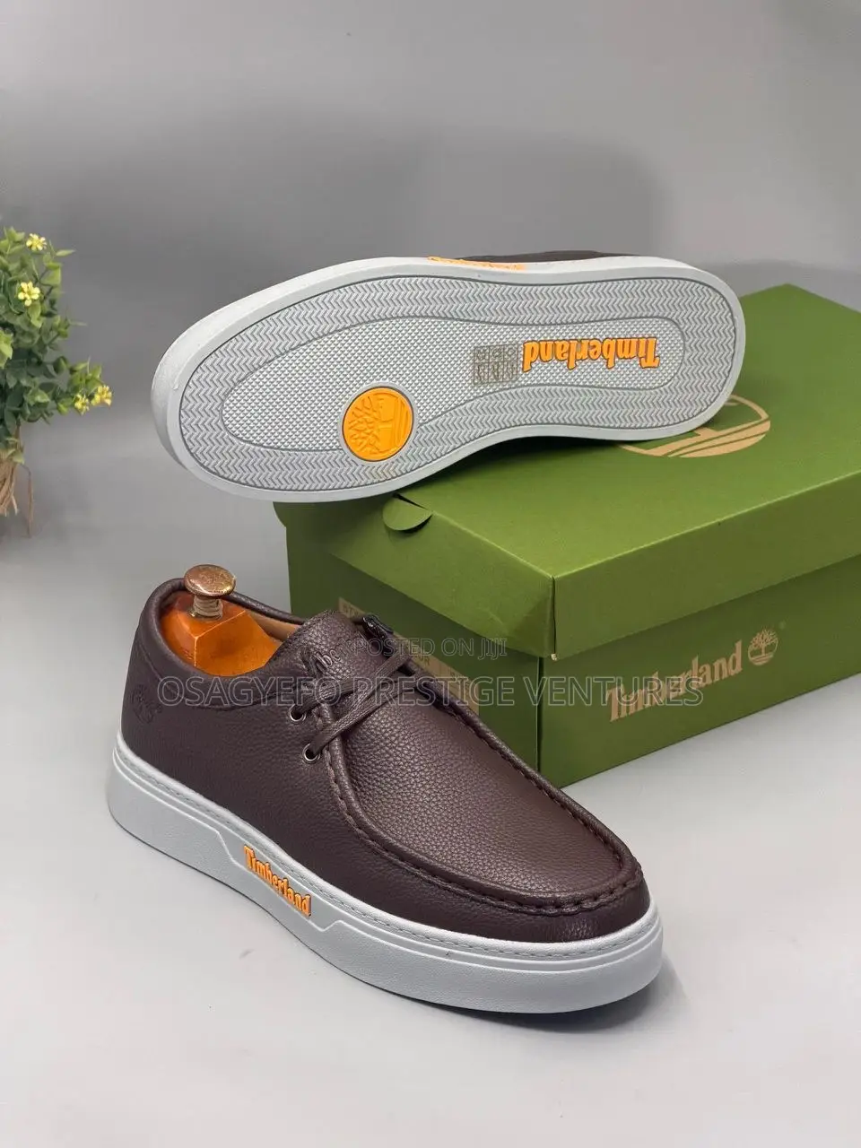 Timberland Men’S Casual Leather Moc-Toe Sneakers 