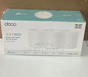 Tp-Link Deco X20 Ax1800 Whole Home Mesh Wi-Fi 6 System (3-Pack)