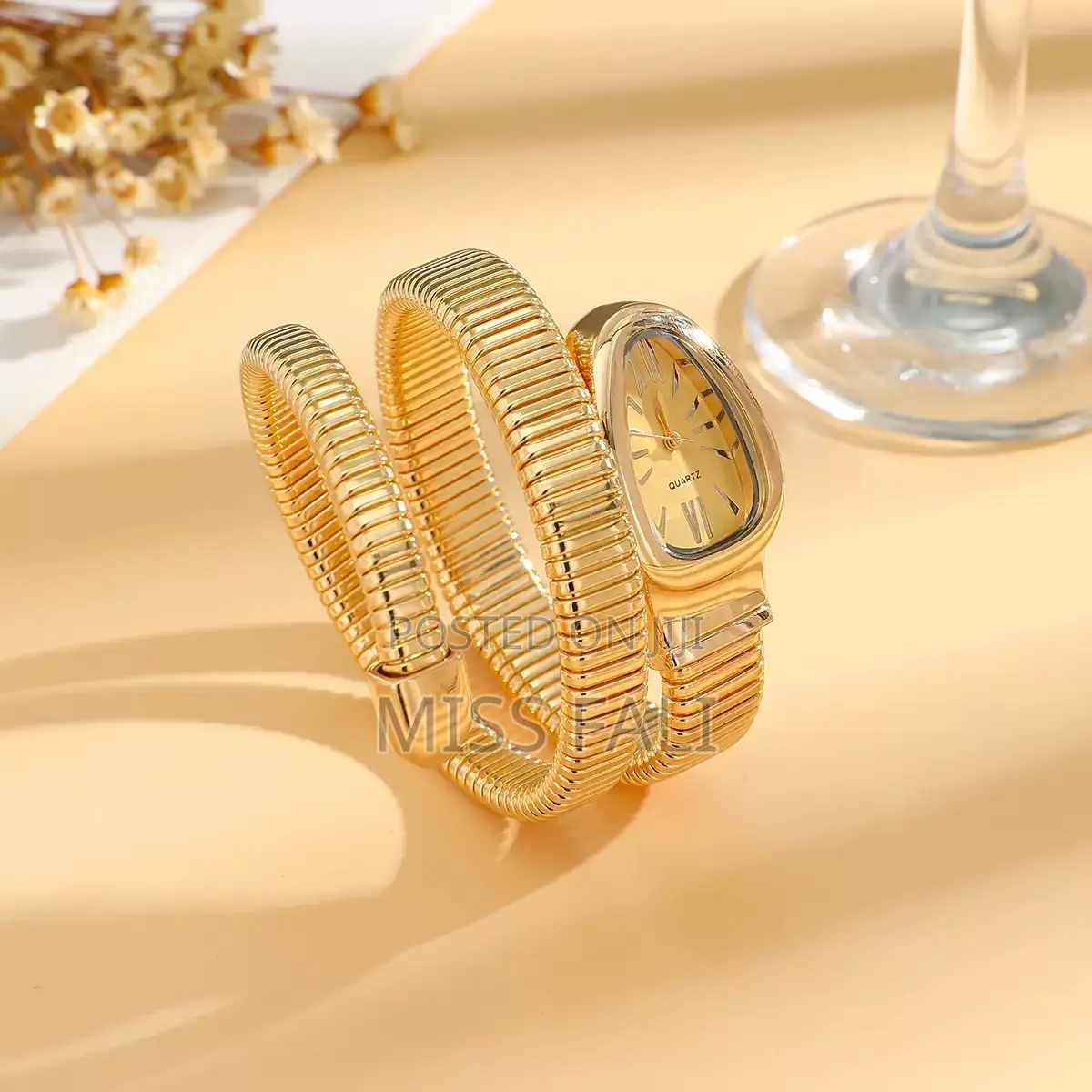Serpentina Crystal Wrap Watch