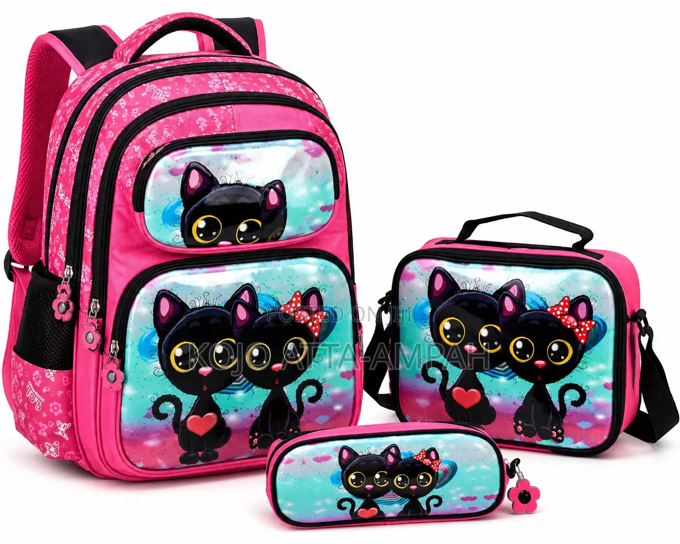 3-in-1school Backpack Set – Backpack With Lunch Bag and Pencil Case