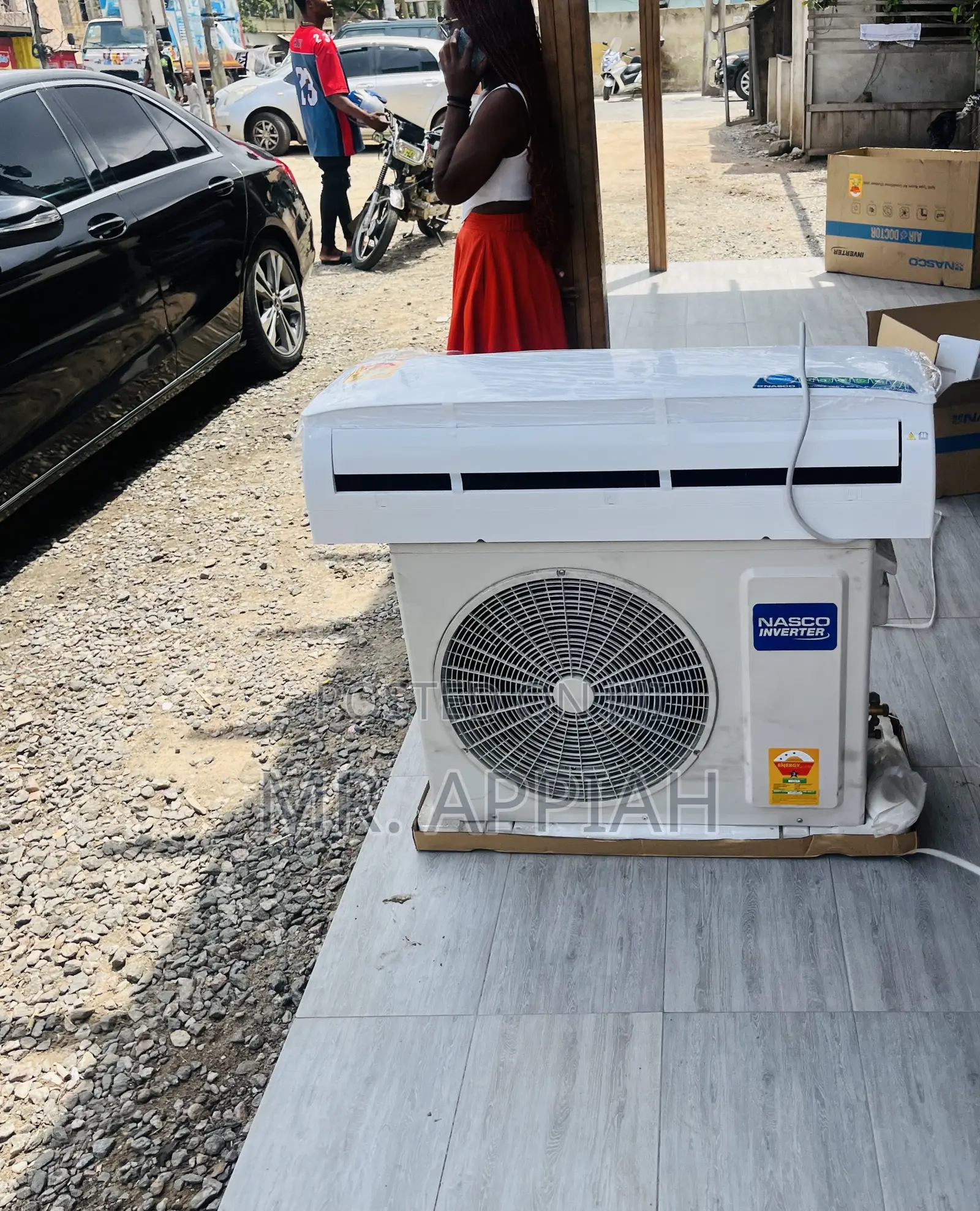 High Efficiency Cooling Nasco 2.0hp Air Conditioner(White) 