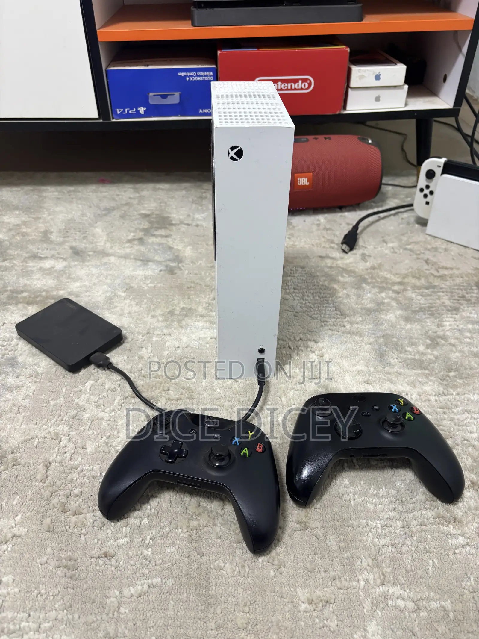 Xbox Series S With Games and Two Controllers