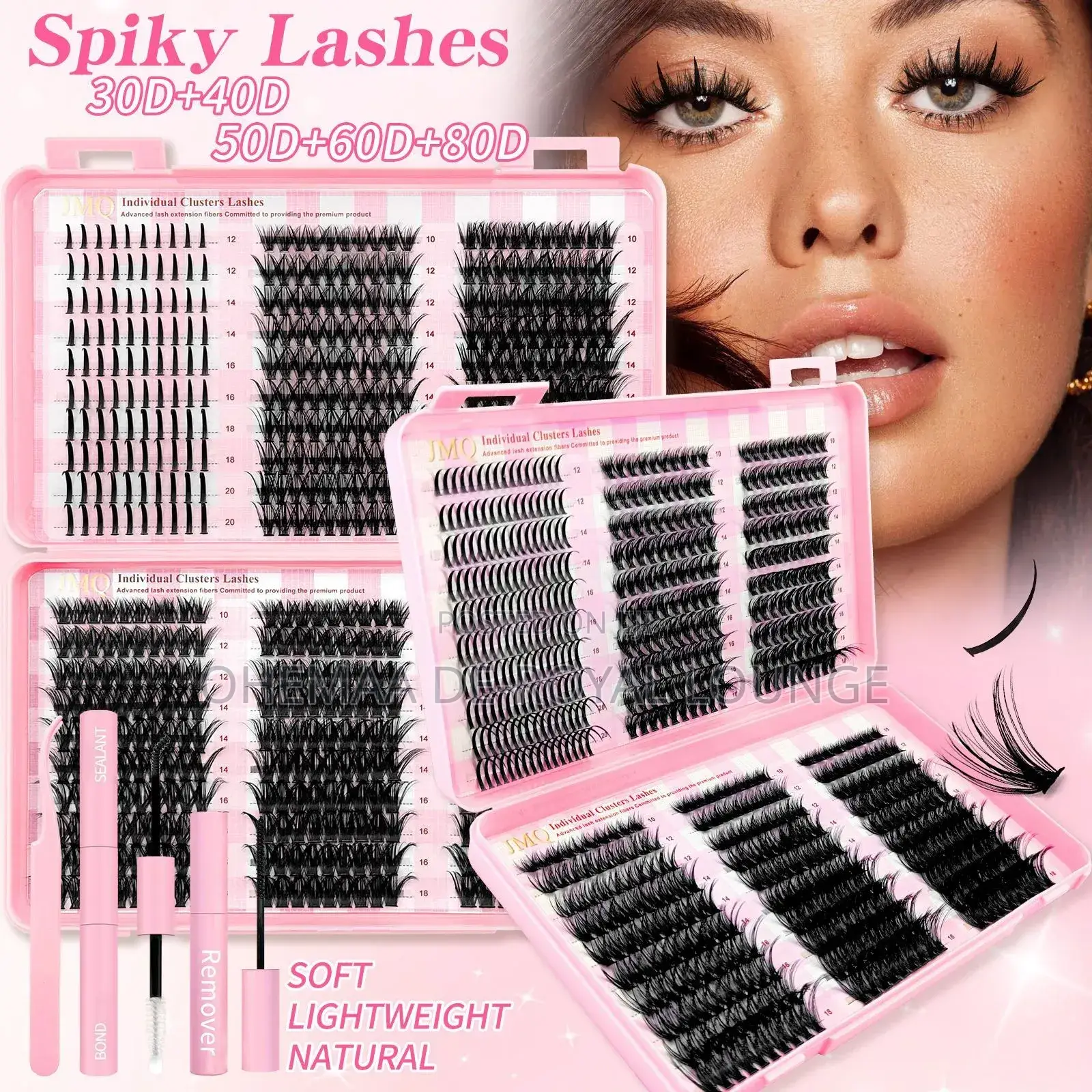 Cluster Lash With Spikes