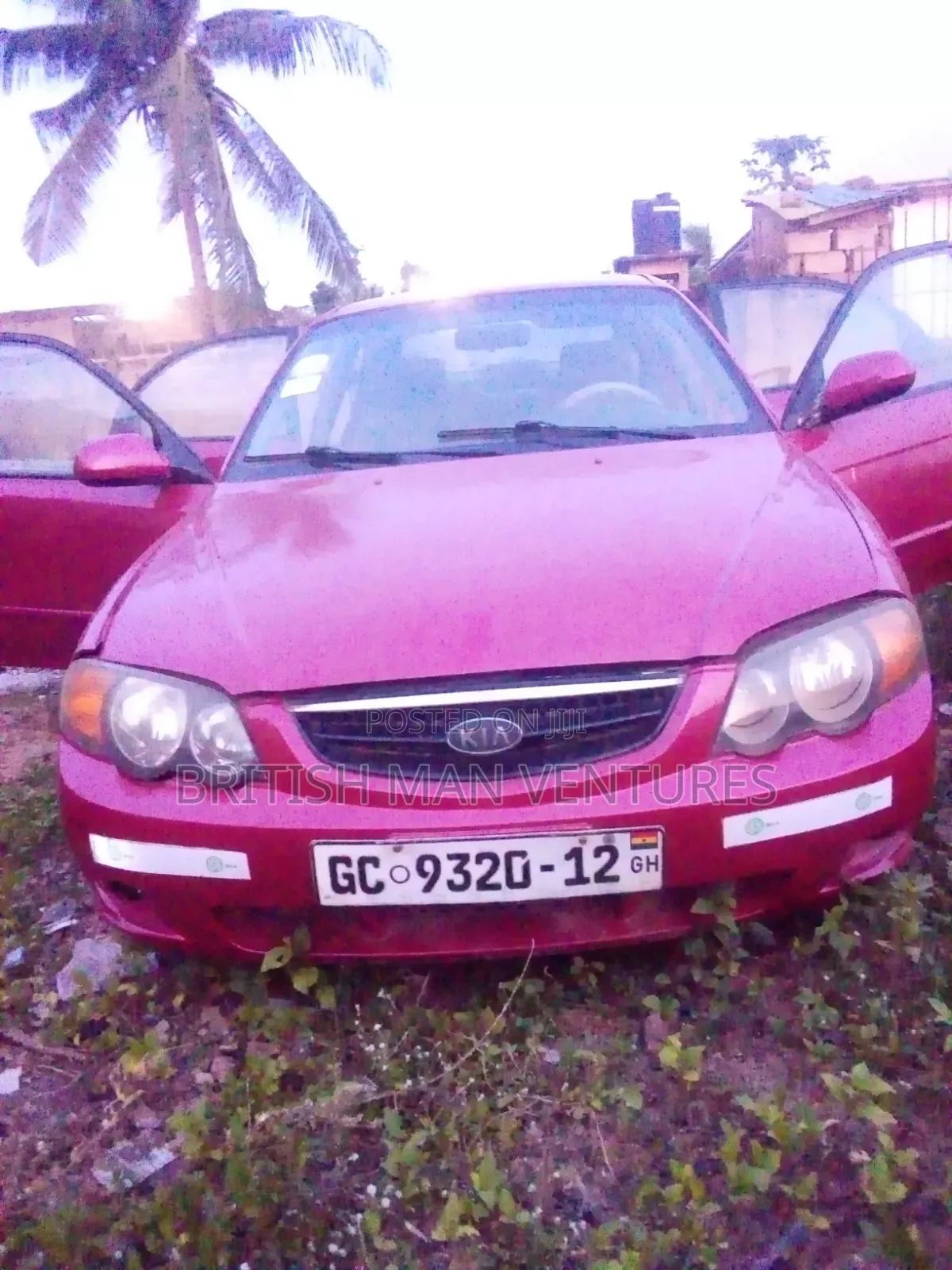 Kia Spectra 2002 Red