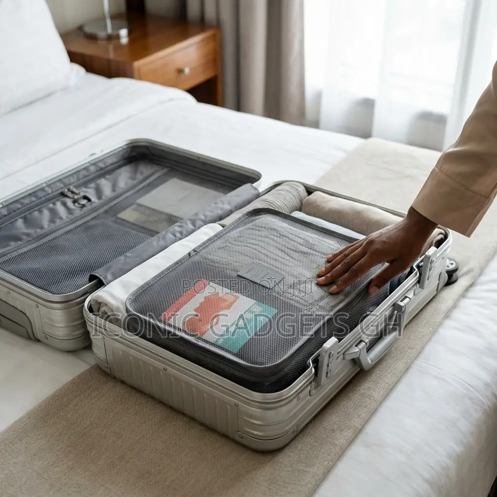 Premium 6-in-1 Travel Luggage Organizer Packing Cube Set