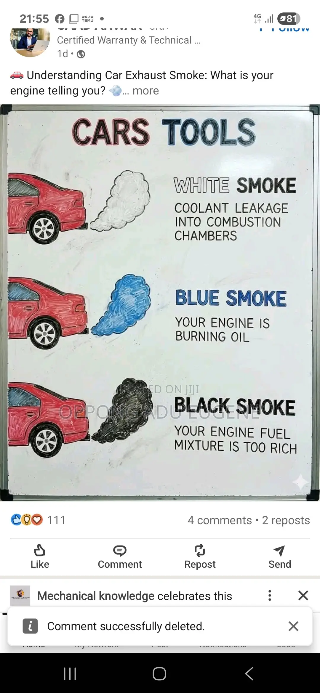 Vehicle Engine Installation and Overhauling, Diagnosis Etc