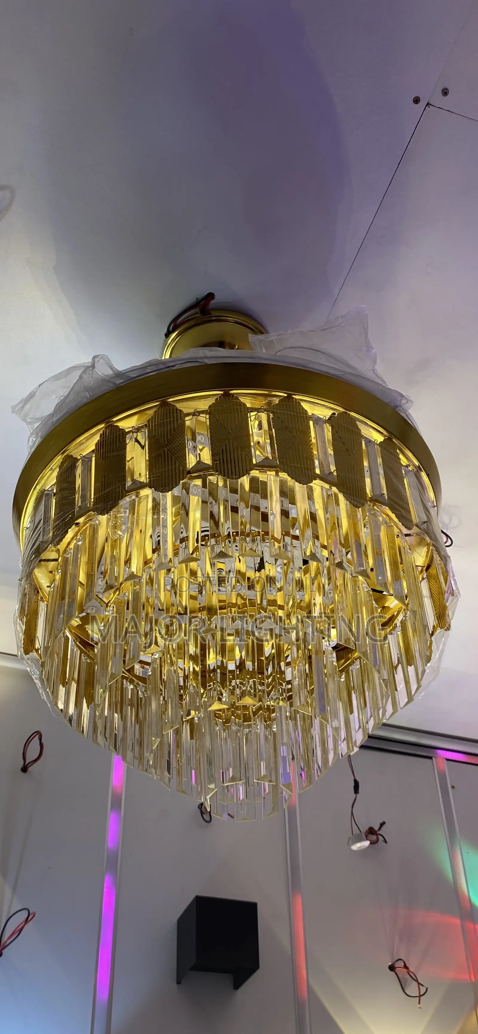 Chandelier With Bluetooth Speaker