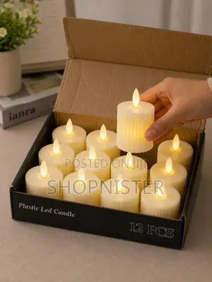 12pcs Led Flameless Candle Set – Battery Operated Decorative Candles