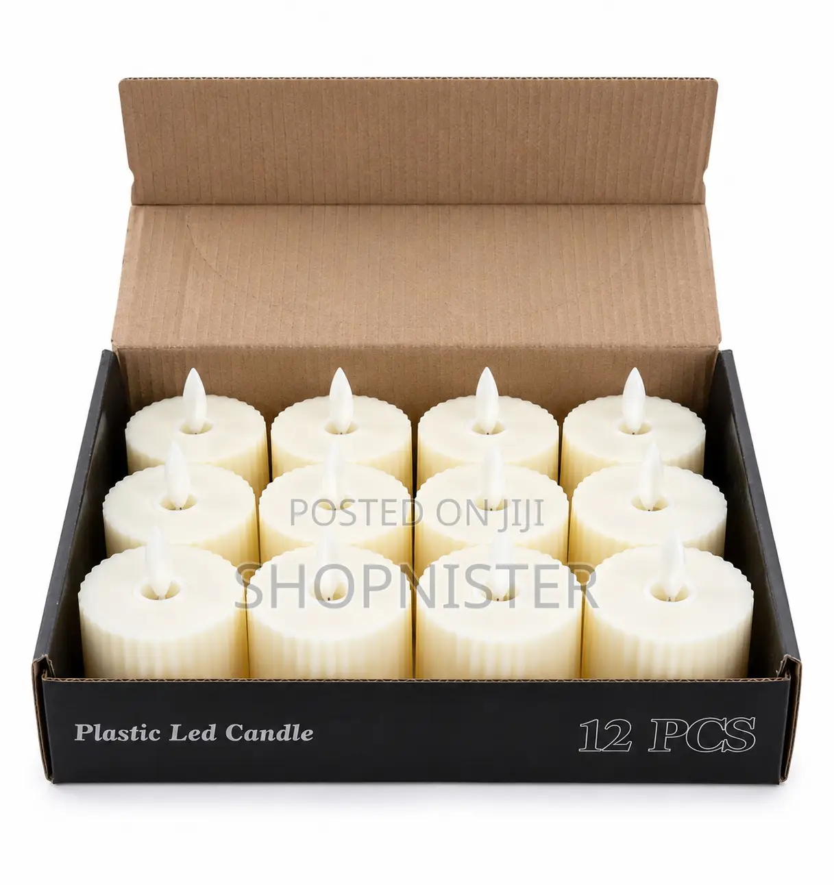 12pcs Led Flameless Candle Set – Battery Operated Decorative Candles