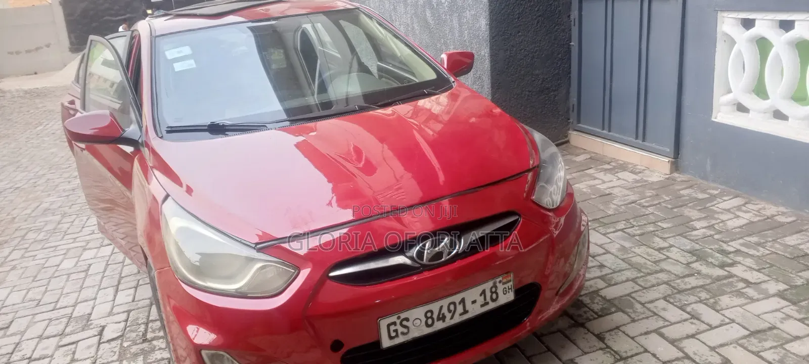 Hyundai Accent 2012 Red