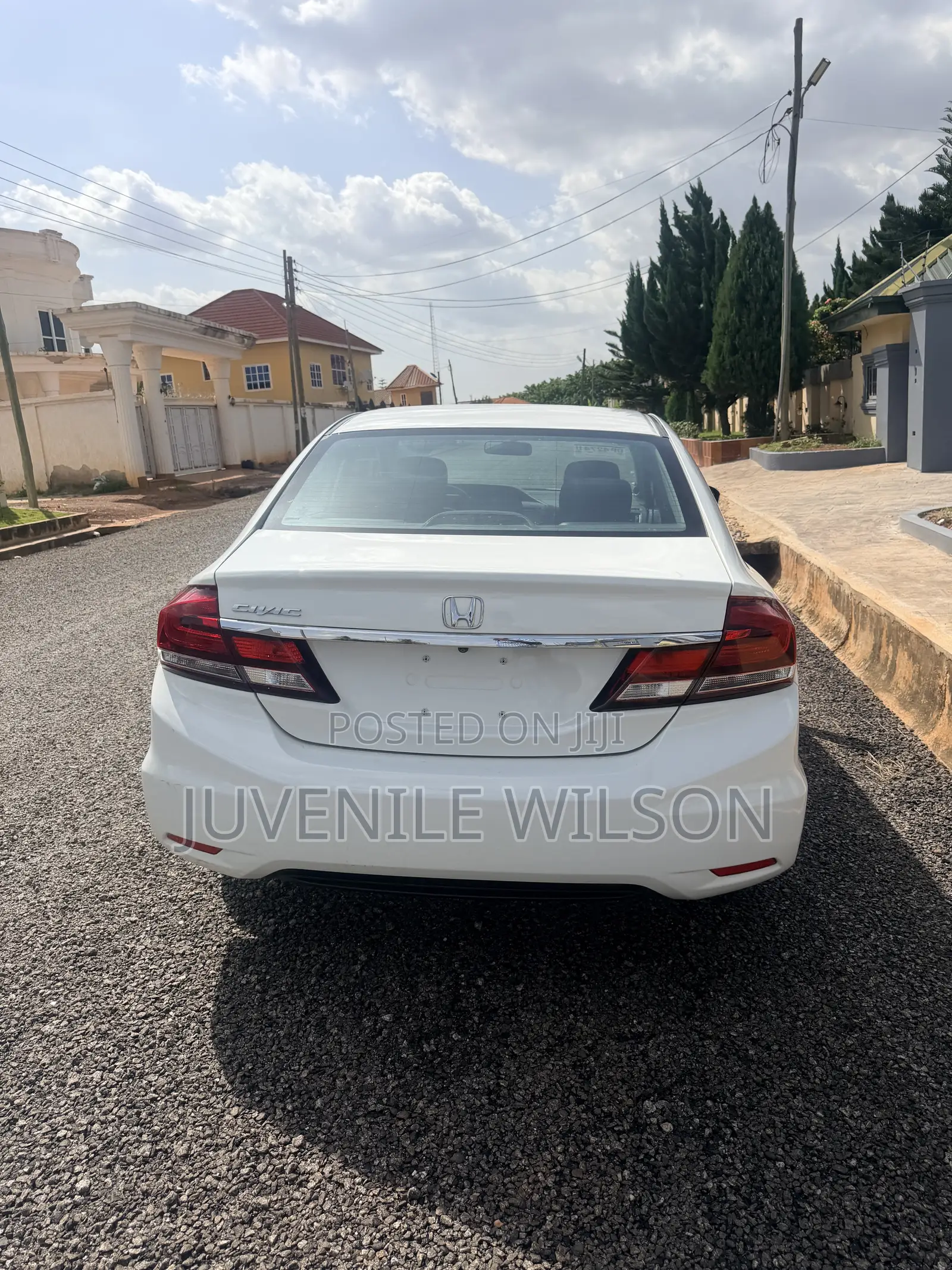 Honda Civic EX-L w/Navigation 4dr Sedan (1.8L 4cyl CVT) 2015 White