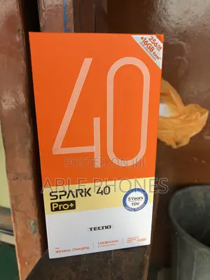 New Tecno Spark 40 Pro+ 256 GB Black