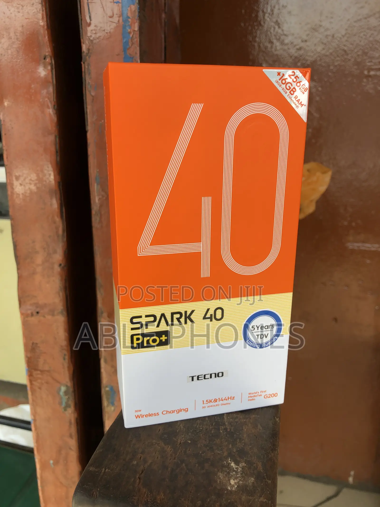 New Tecno Spark 40 Pro+ 256 GB Black