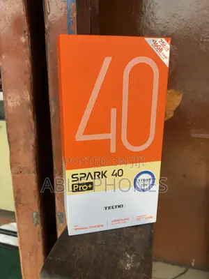 New Tecno Spark 40 Pro+ 256 GB Black