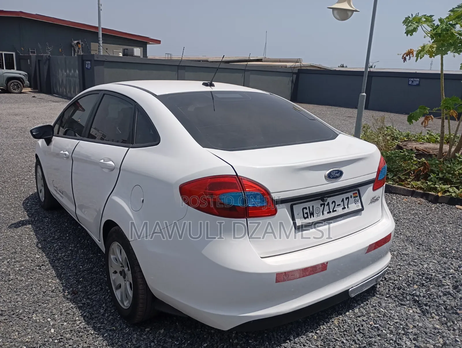 Ford Fiesta S Sedan 2012 White