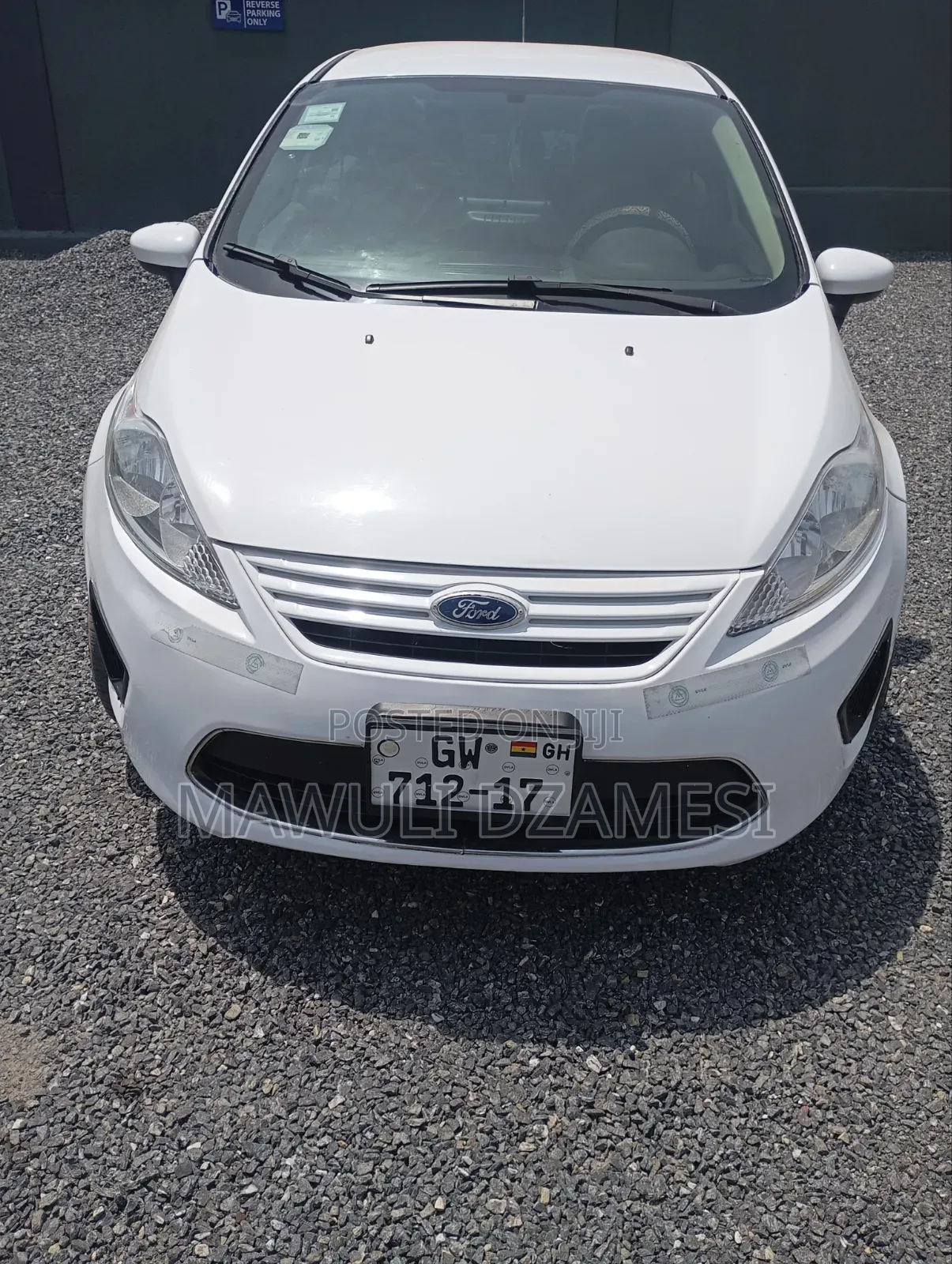 Ford Fiesta S Sedan 2012 White