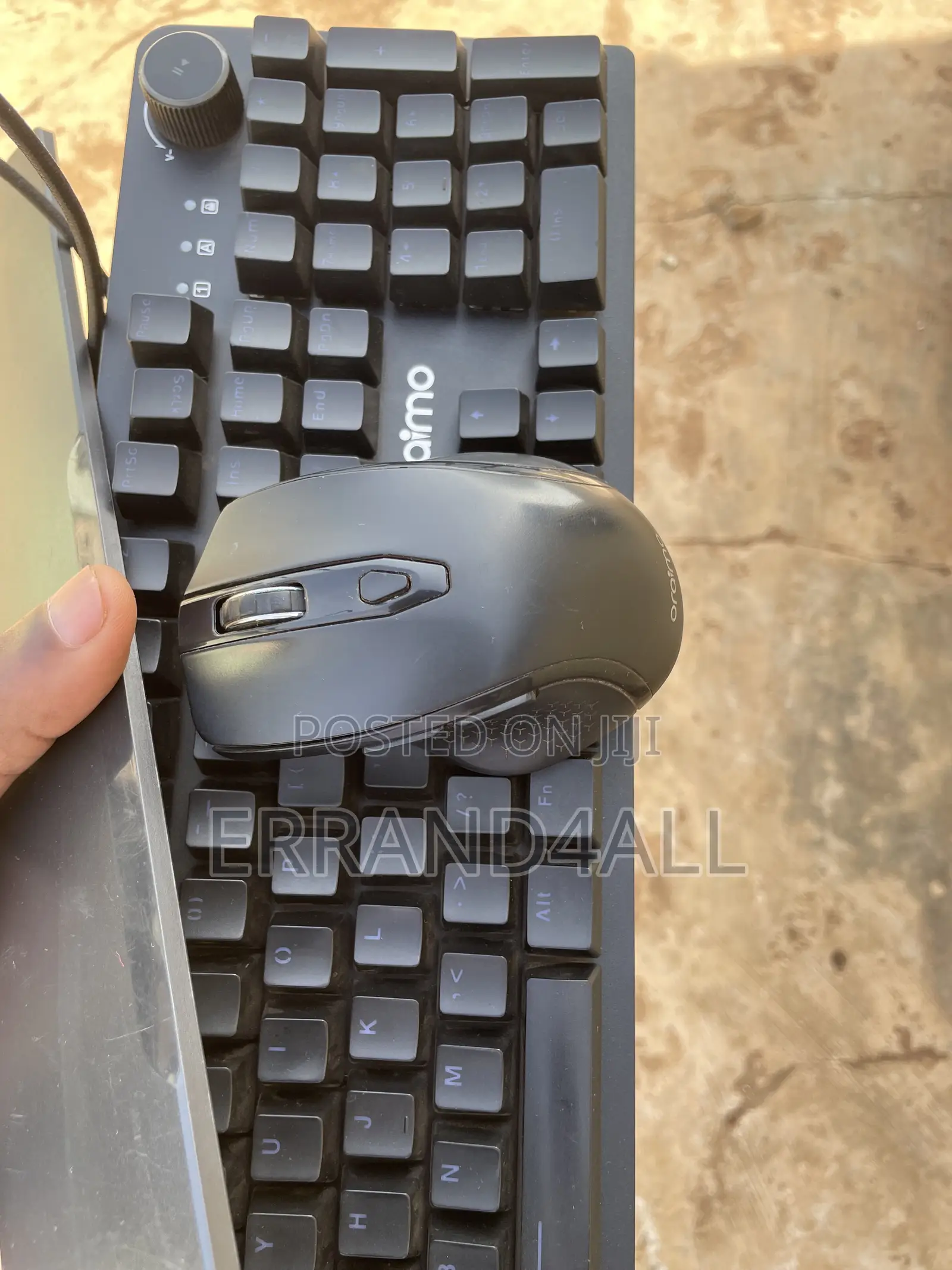 Mechanical Gaming Keyboard + Ergonomic Wireless Mouse Combo