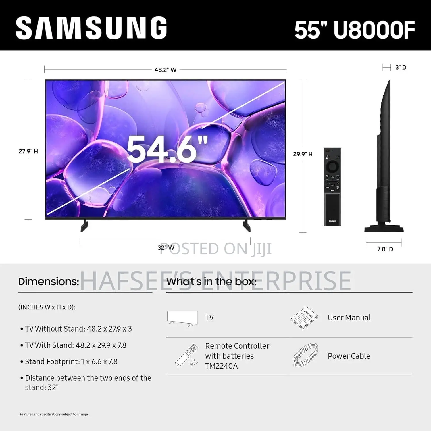 Samsung 55 Inch Uhd Smart Tv