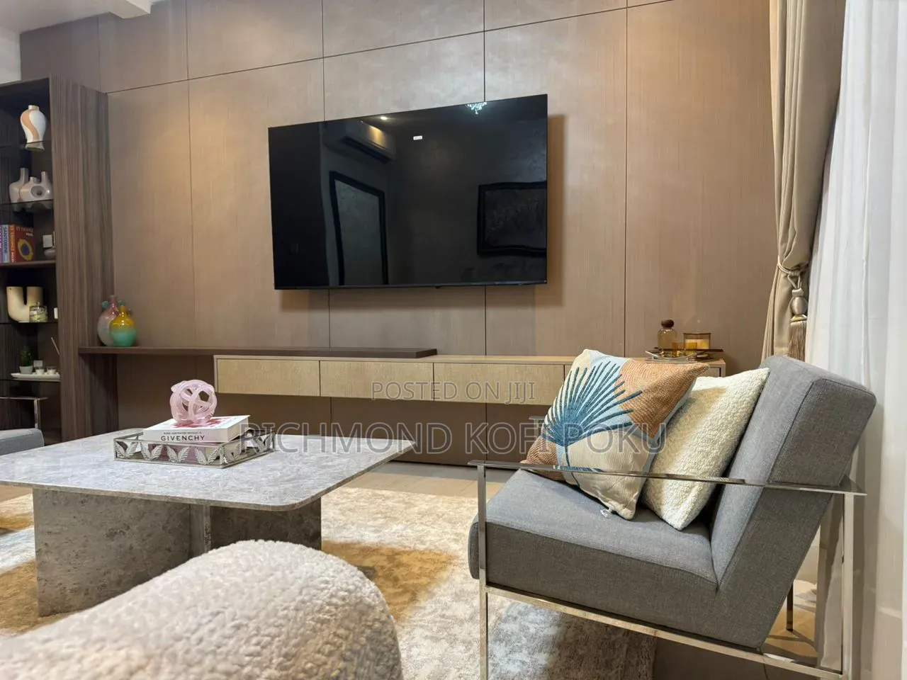 Furnished 3bdrm Townhouse / Terrace in Kofis Realty, Lashibi for rent