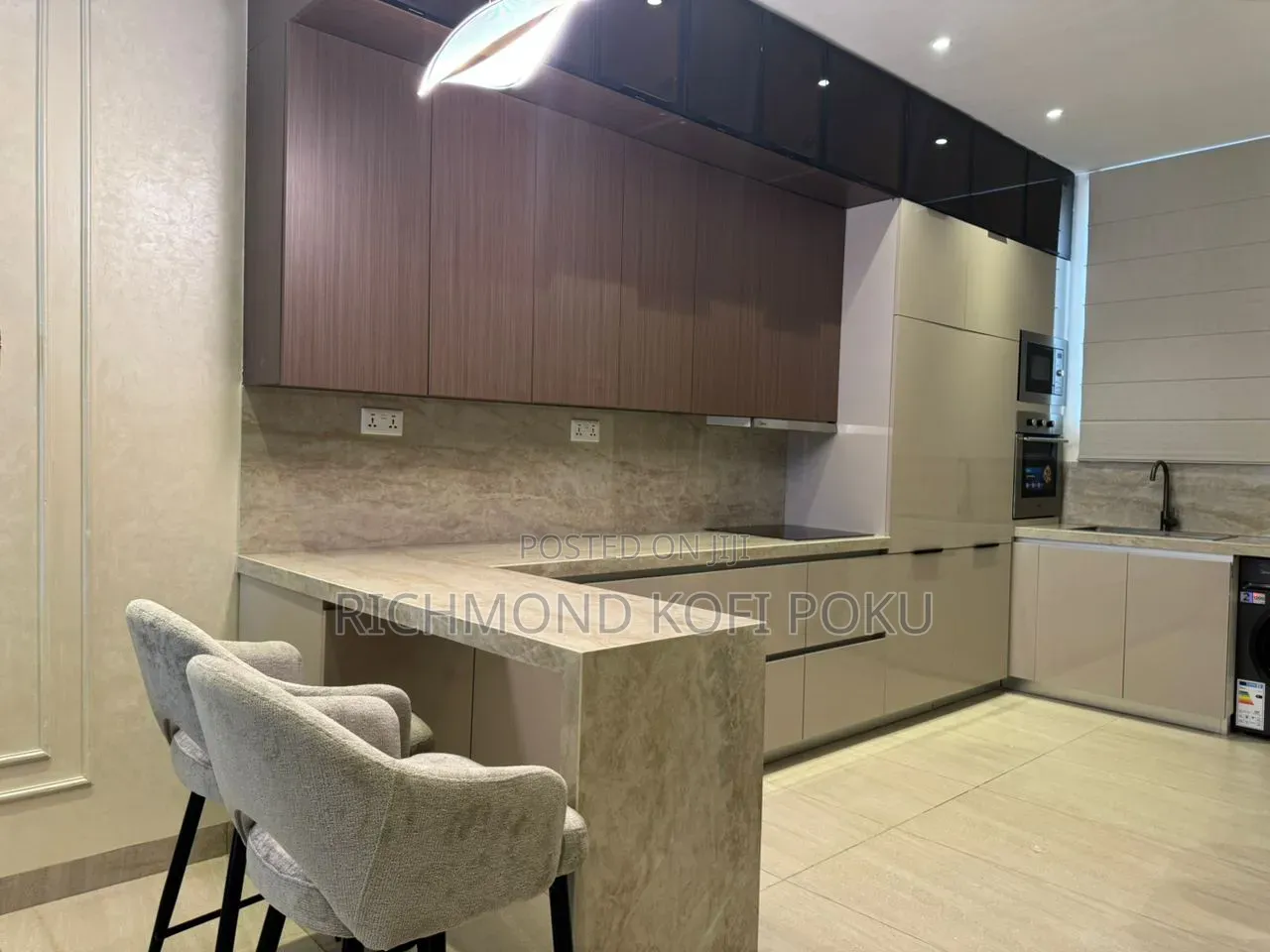 Furnished 3bdrm Townhouse / Terrace in Kofis Realty, Lashibi for rent