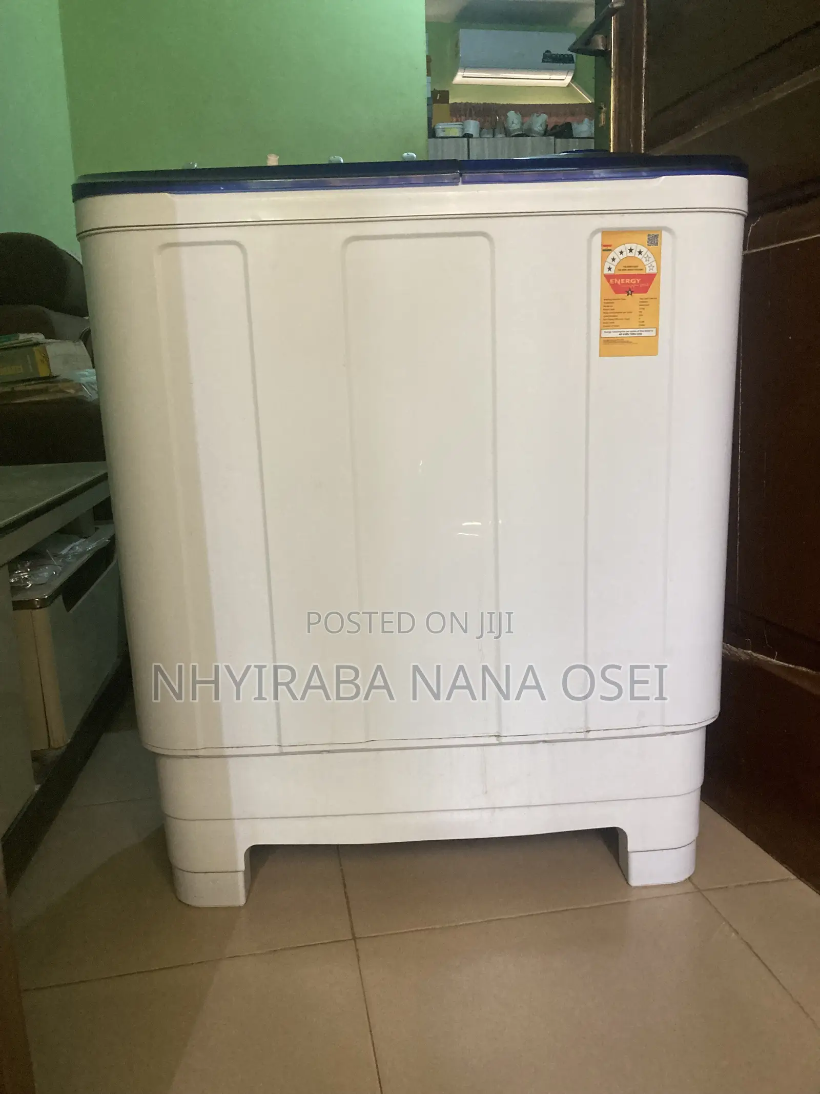 Urgent Sale — Hisense 7.5kg Twin Tub Washing Machine Amasaman Accra