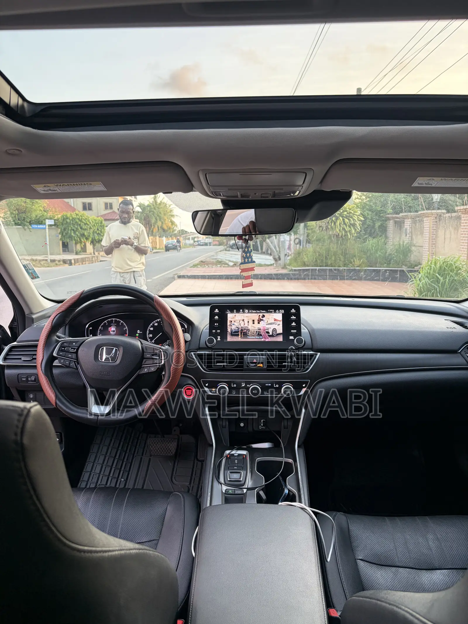 Honda Accord EX-L (2.0L 4cyl Turbo 10A) 2019 Black