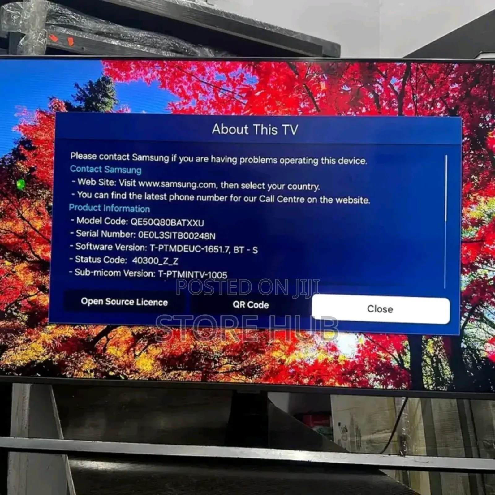 Samung 55inches Qled Tv