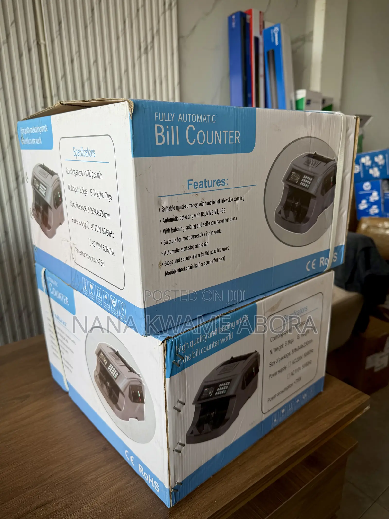 Bill Counter Automatic Total Value Count