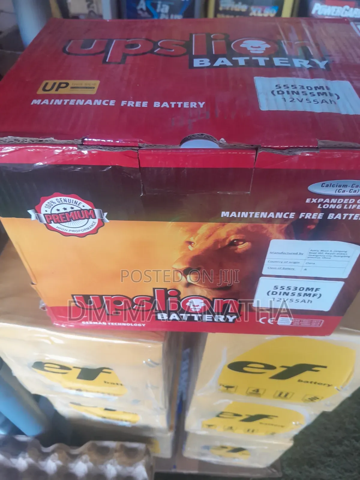 13 Plate 55ah Car Battery
