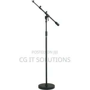 Adjustable Round Base Microphone Stand