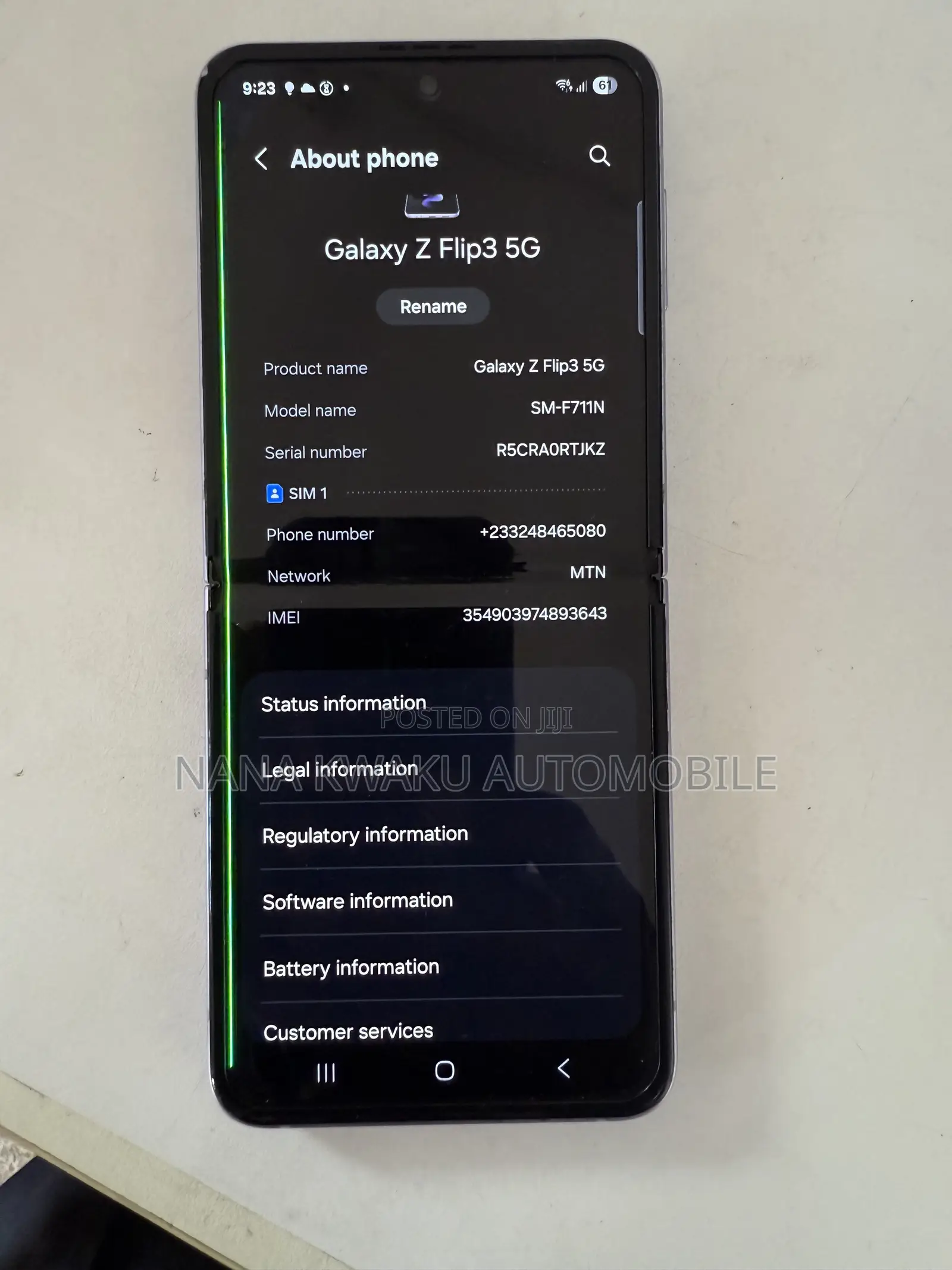 Samsung Galaxy Z Flip 3 256 GB Pink