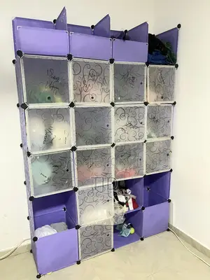 30 Cubes Plastic Acrylic Collapsible Wardrobe