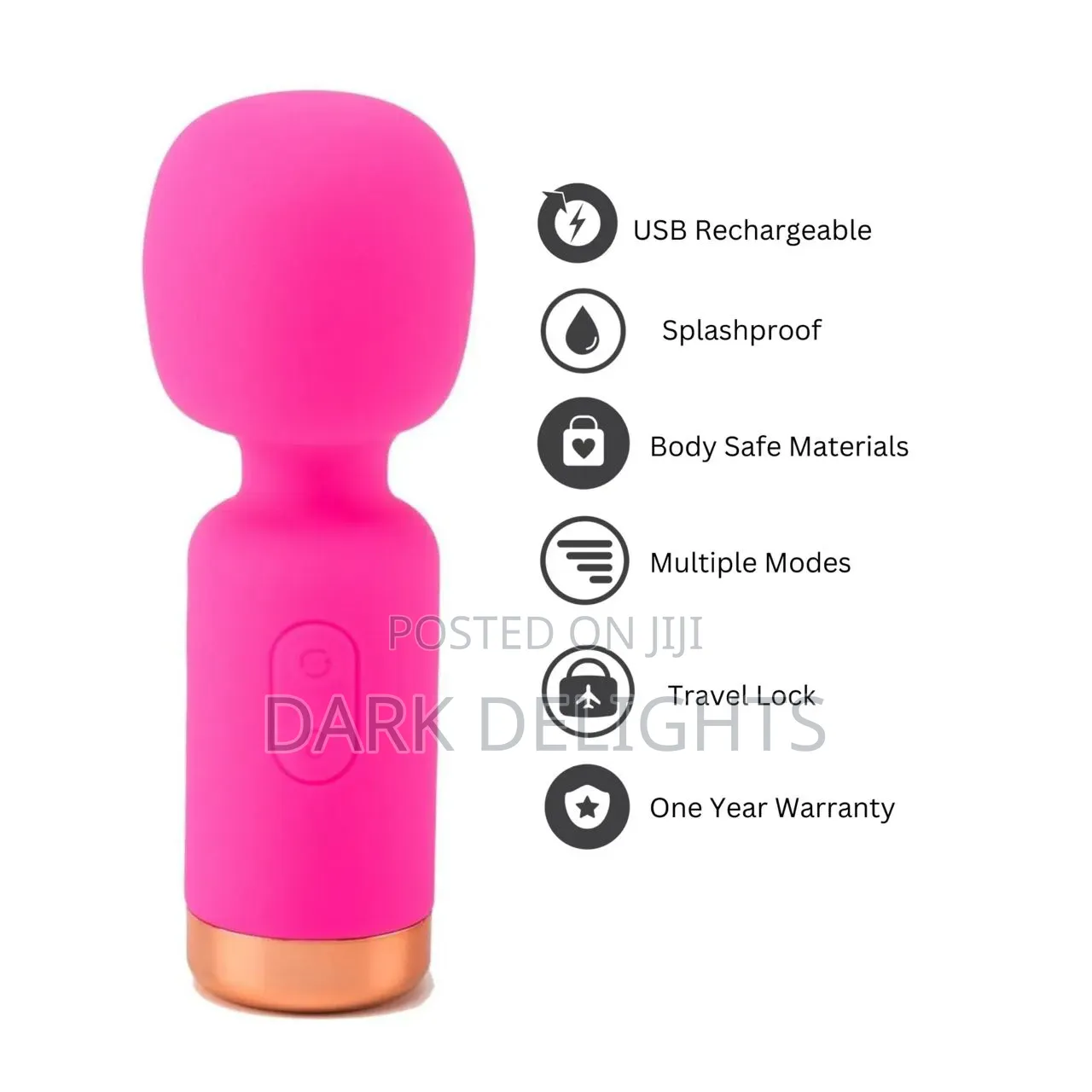 Mini Pocket Wand Vibrator