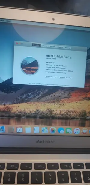 Laptop Apple MacBook Air 8GB Intel SSD 256GB
