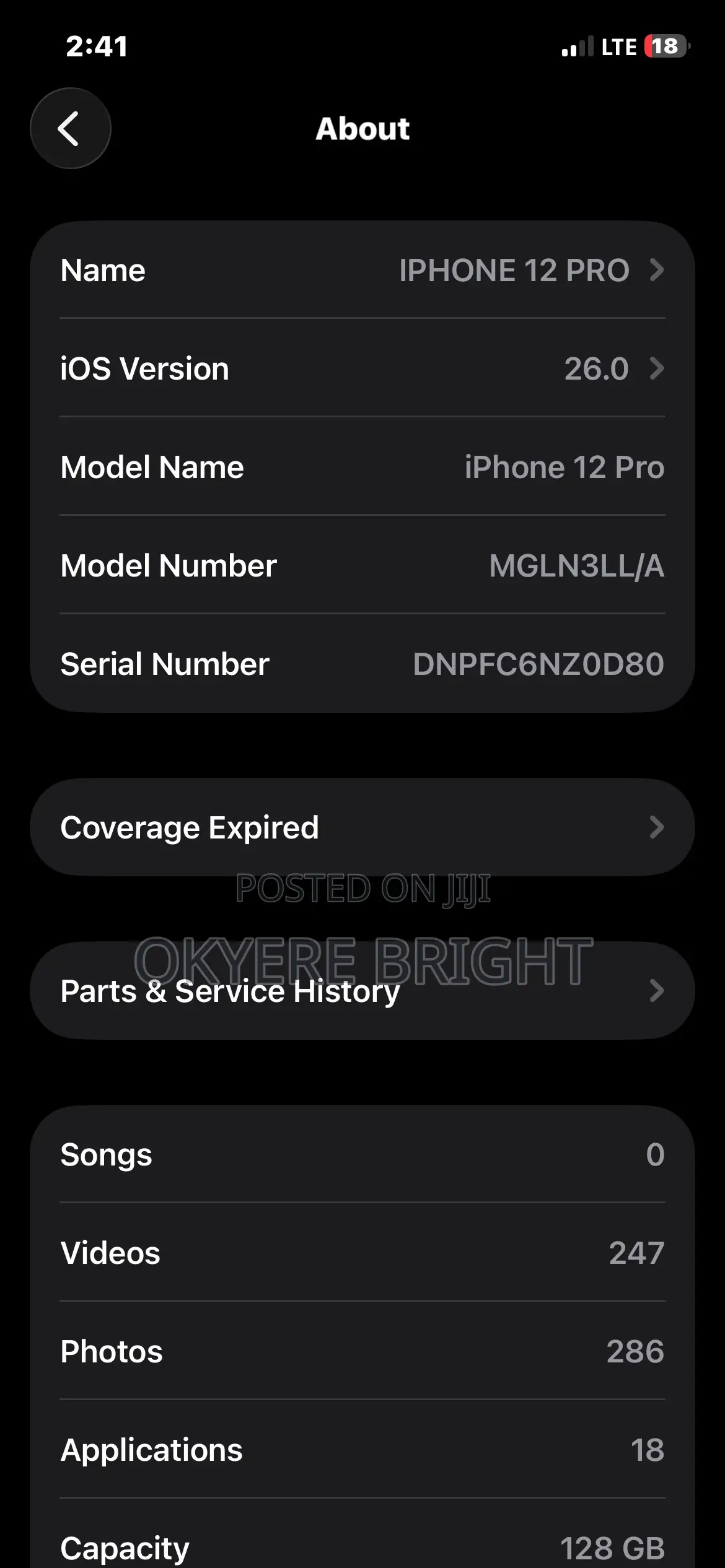 Apple iPhone 12 Pro 128 GB Gray