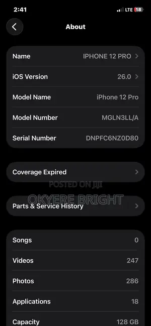 Apple iPhone 12 Pro 128 GB Gray
