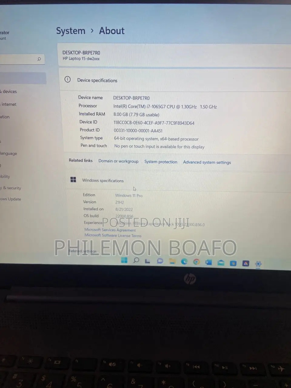 Laptop HP 8GB Intel Core i7 HDD 1T