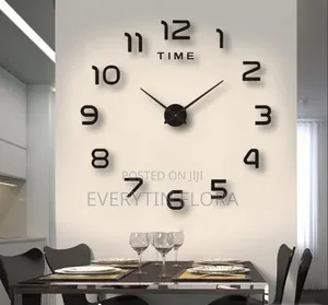 Frameless Diy Wall Clock