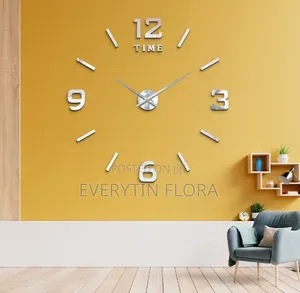 Frameless Diy Wall Clock