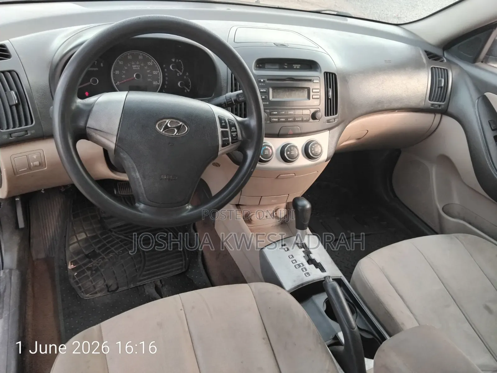 Hyundai Elantra 2.0 2007 Black