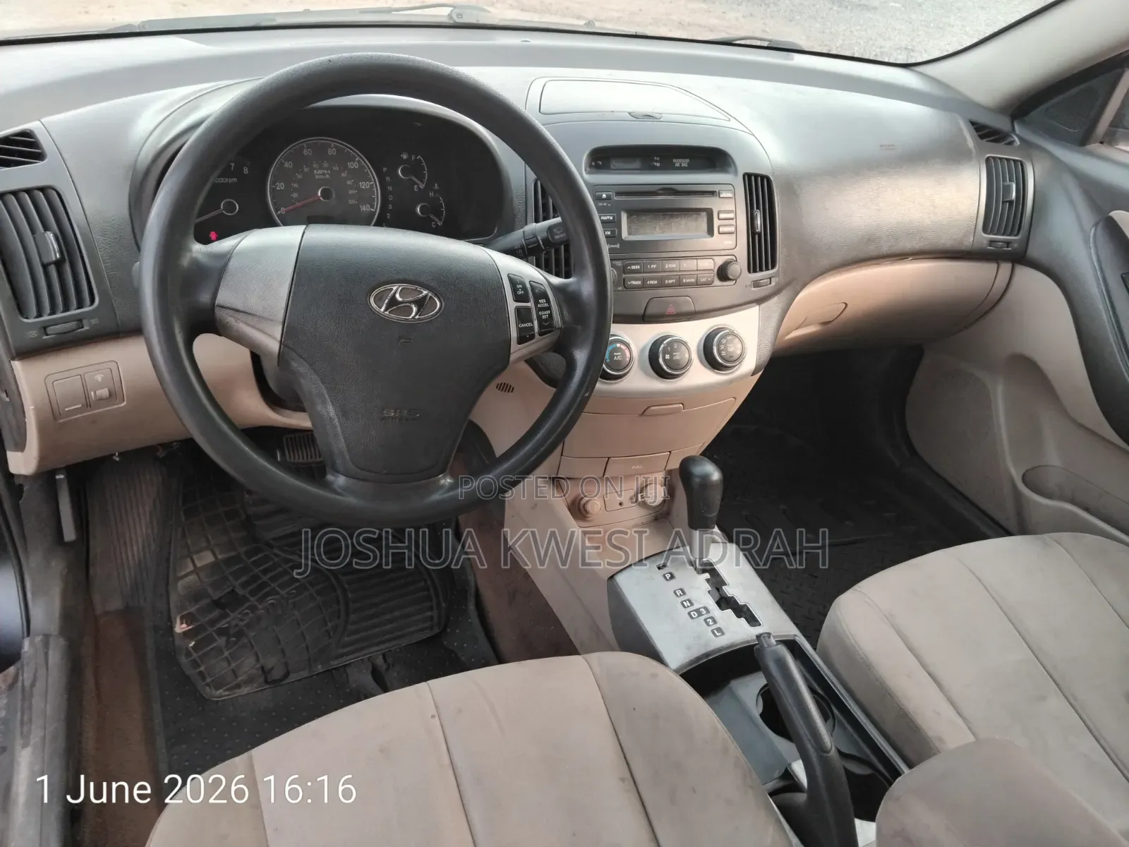Hyundai Elantra 2.0 2007 Black
