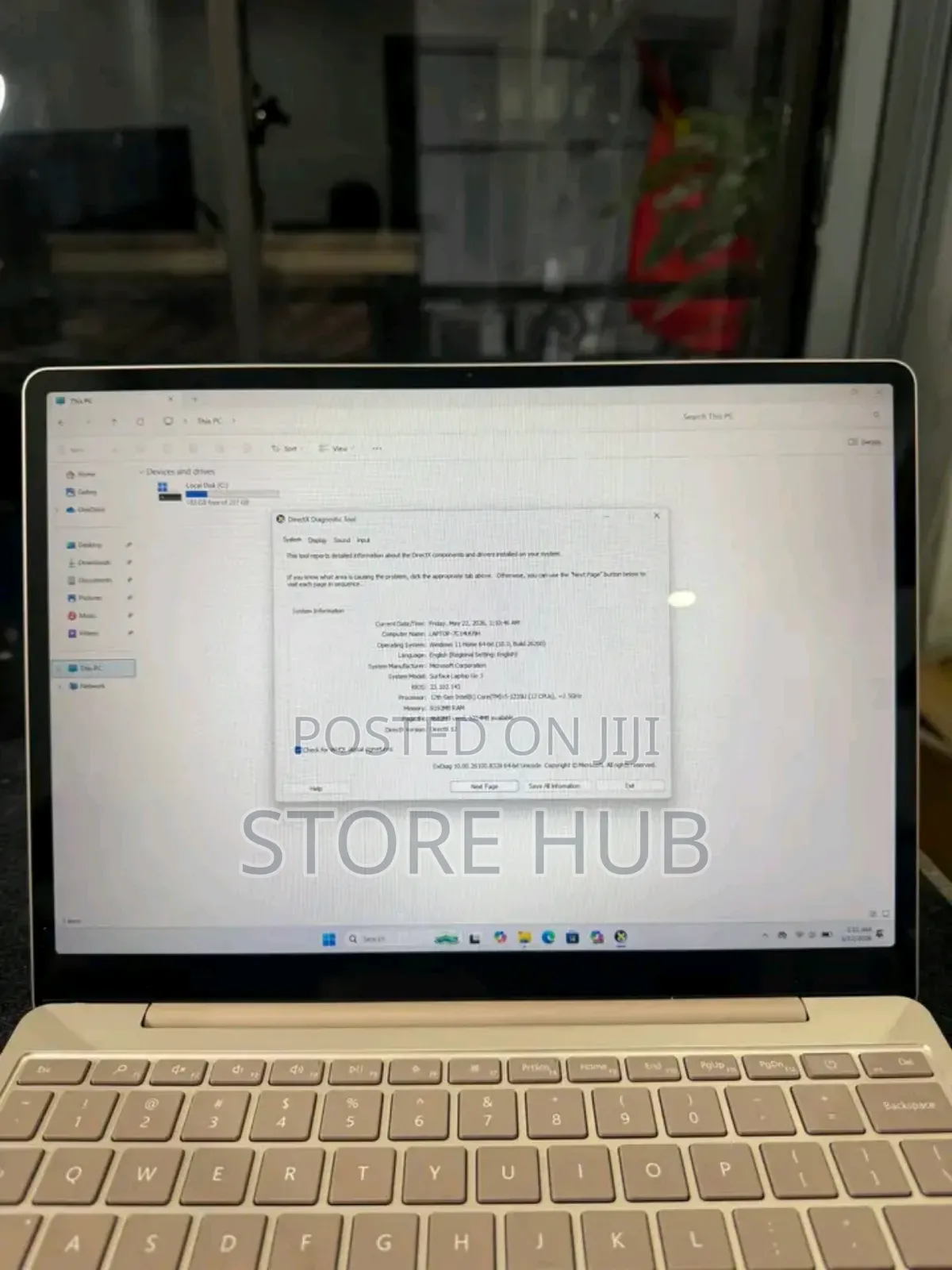 New Laptop Microsoft Surface Laptop Go 2 16GB Intel Core i5 SSD 512GB