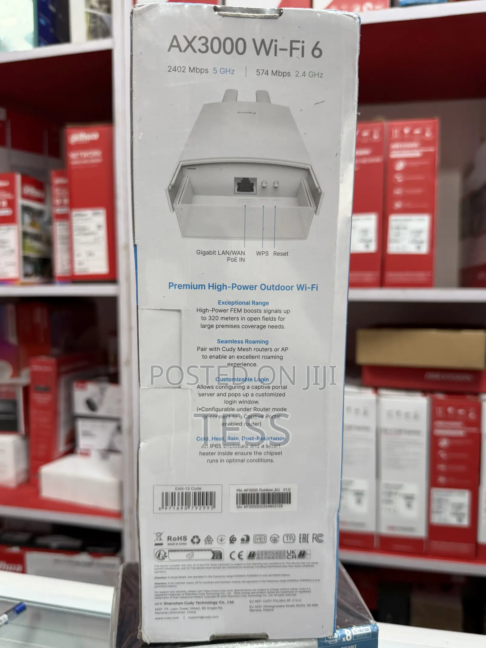 Cudy Ap3000 Outdoor Cudy Outdoor Ax3000 High Power Wifi 6 Access Point