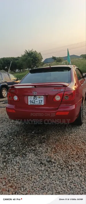 Toyota Corolla 2008 Red
