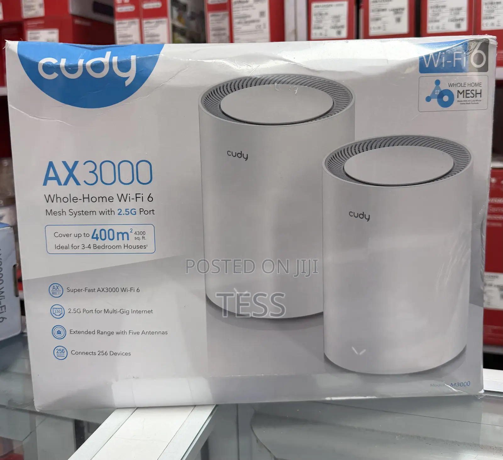 Cudy Ax3000 Wi-Fi 6 2.5g Mesh System M3000 Access Point 2 in 1 Pack