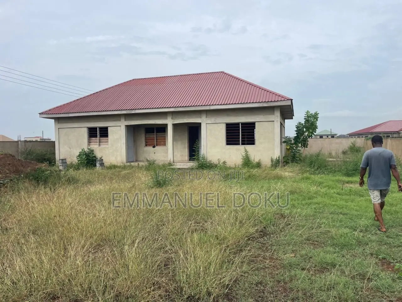 Two Plots of Land for Sale, With Two Uncompleted Buildings on It