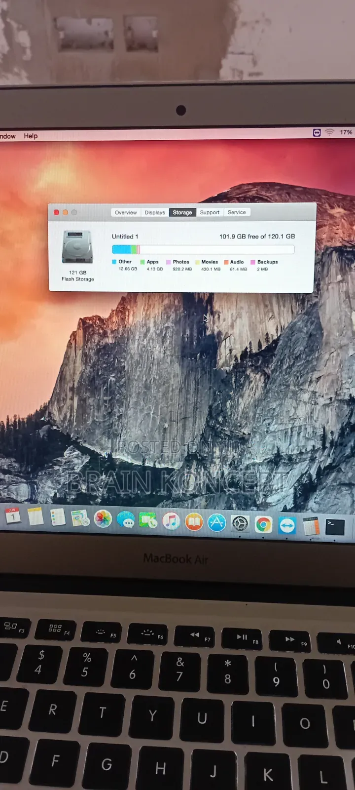 Laptop Apple MacBook Air 2015 4GB Intel Core i5 SSD 128GB