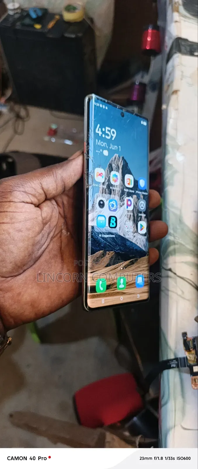 Tecno Camon 40 Pro 5G 256 GB Black